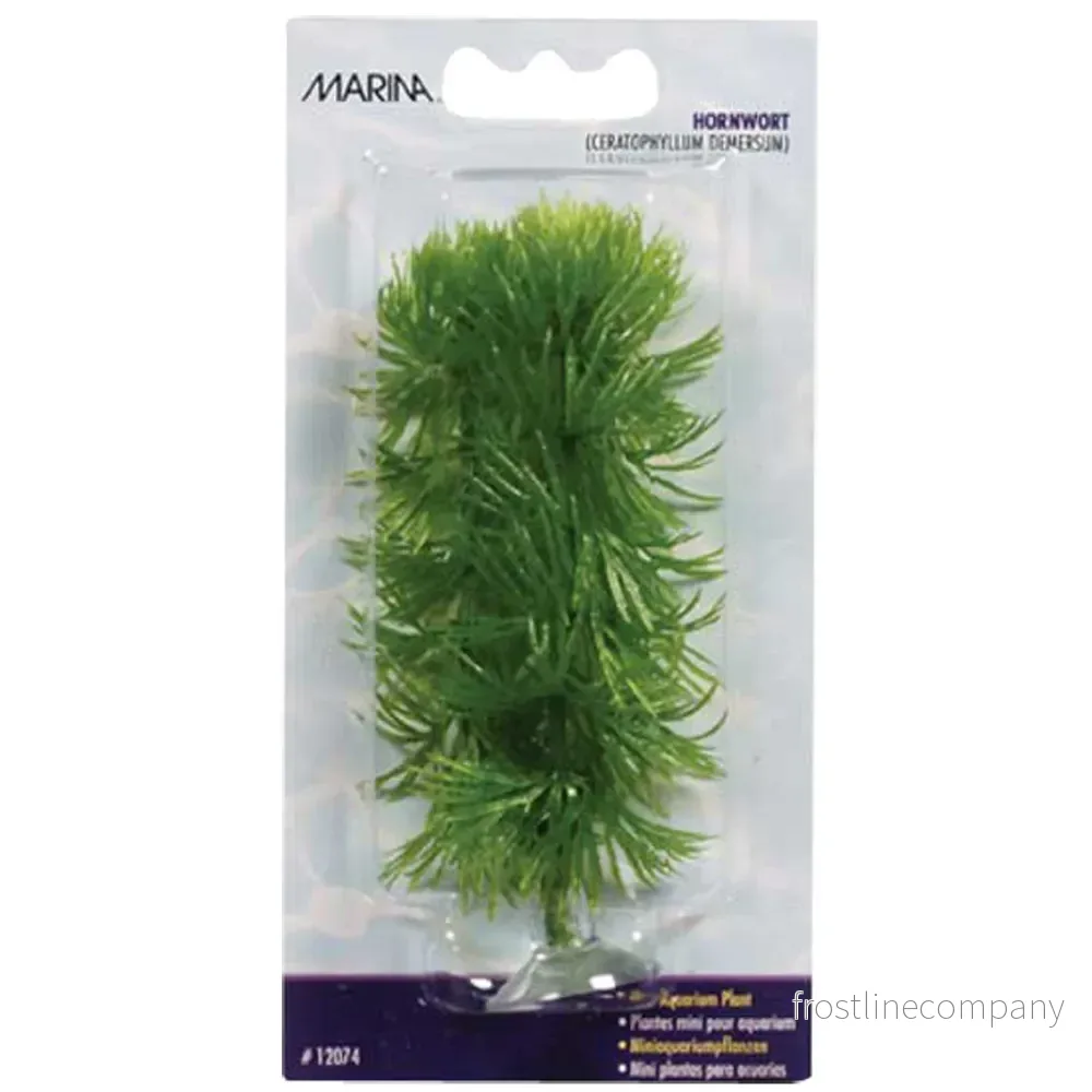 Marina Plastväxt Hornwort Mini 10cm med Sugkopp – Grön akvarieväxt Marina Plastväxt Hornwort Mini 10cm med Sugkopp – Grön akvarieväxt