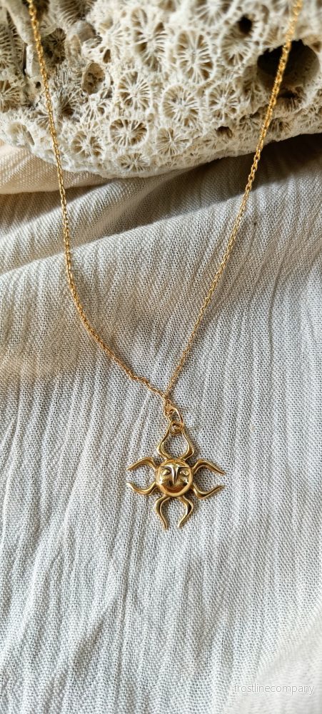 Halsband Sun goddess – guld Halsband Sun goddess – guld