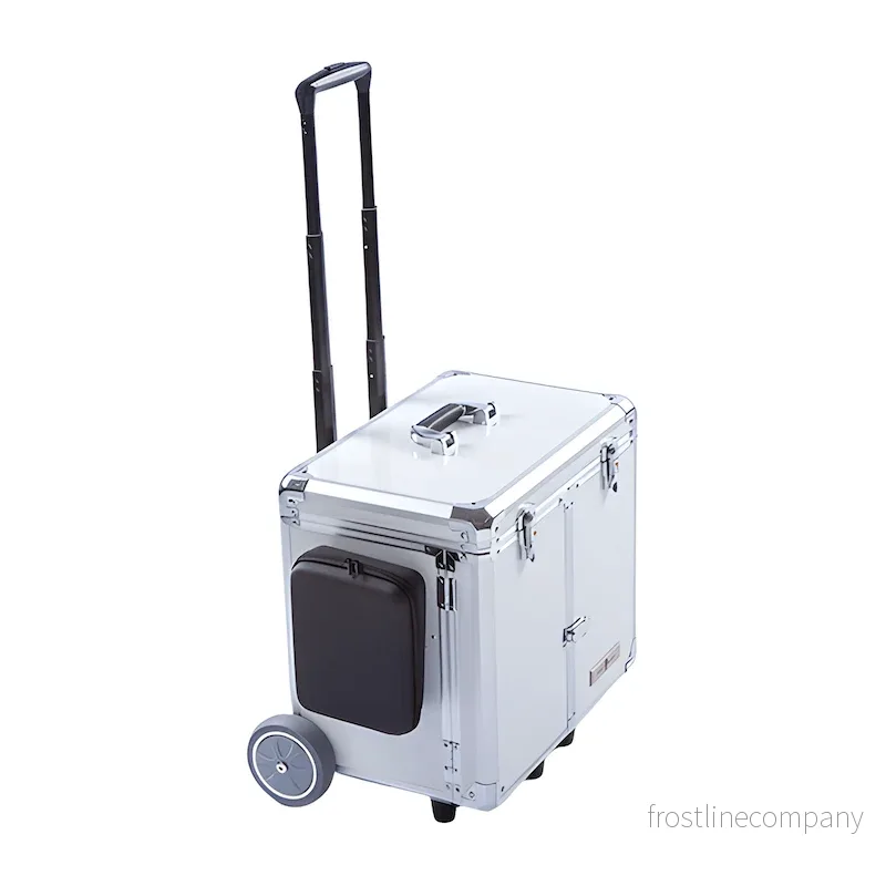 Fotvårdsväska PodoMobile Midi Pearl White med Trolley - Bild 3