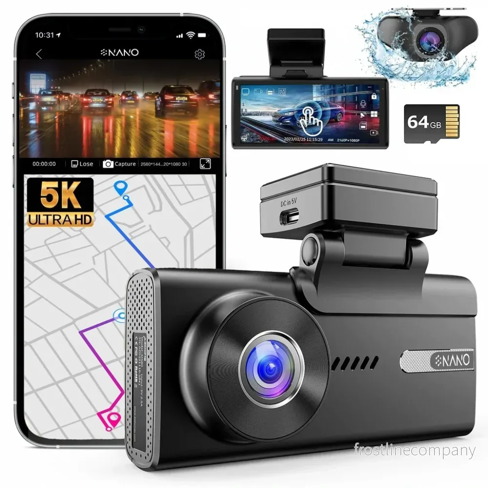 Nanocam M93 Pro 5K Touch Wifi GPS 64gb dashcam Nanocam M93 Pro 5K Touch Wifi GPS 64gb dashcam