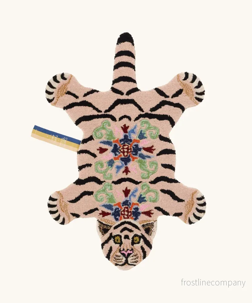 Mahee Majestic rosa tiger matta - två storlekar - Bild 2