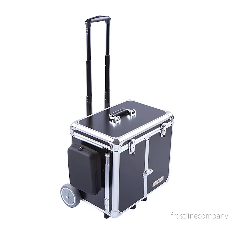Fotvårdsväska PodoMobile Midi Brush Black med Trolley - Bild 2