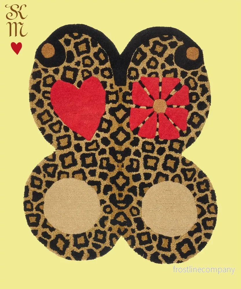 Loony Leopard Butterfly matta Loony Leopard Butterfly matta