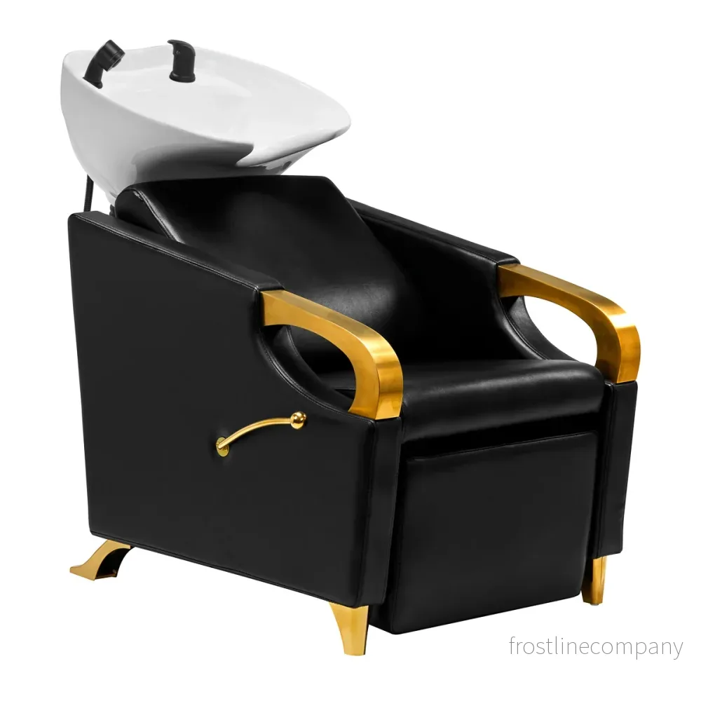 Schamponeringsstol Gabbiano C019G Guld-Svart Schamponeringsstol Gabbiano C019G Guld-Svart