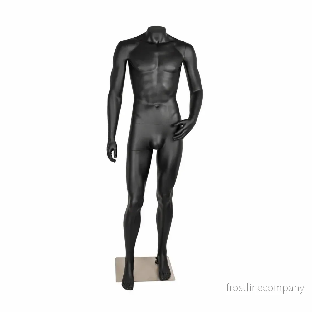 Herrmannekäng, modell D med böjd arm och flexibel huvudlösning, svart. Standard - Bild 2