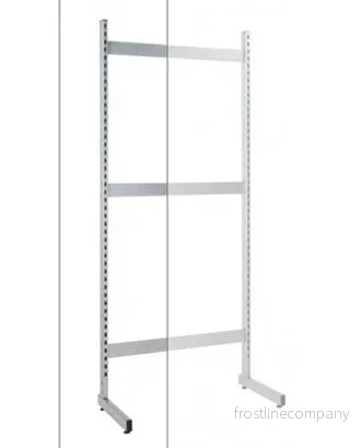 L-stolpe, svart, fot 45 cm, 240 cm,