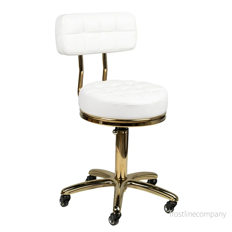 Taburett AM-961 - Guld/Vit
