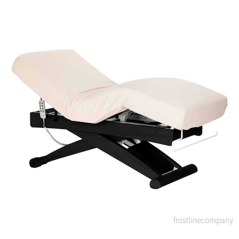 Massagebänk elektrisk Sillon Siesta Crème-Svart Massagebänk elektrisk Sillon Siesta Crème-Svart