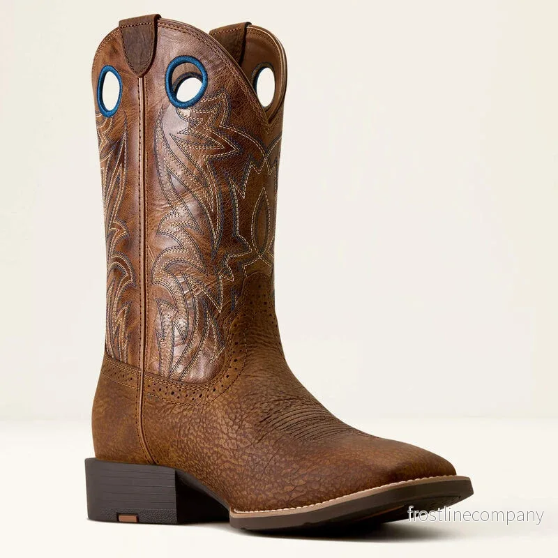 Ariat Sport Sidebet Wide Square Toe Western Boot - Bild 3