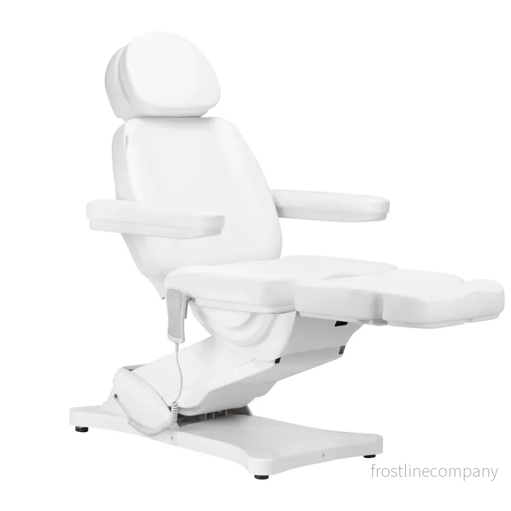 Elektrisk behandlingsstol Sillon Classic 3 motorer - Vit - Bild 3