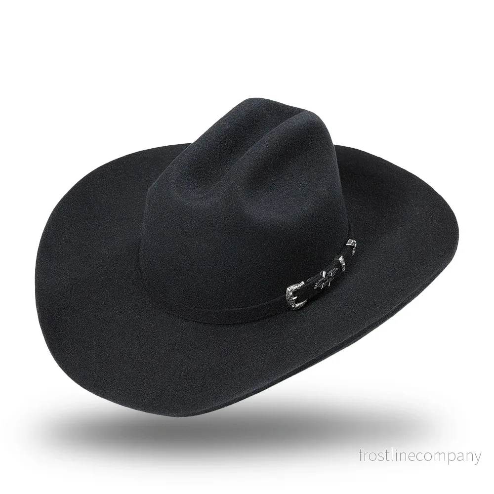 Cowboyhatt Houston Svart - Bild 2