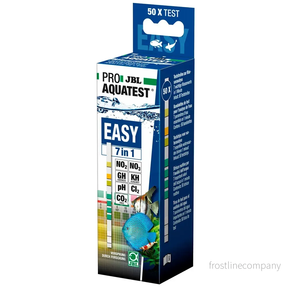 JBL ProAquaTest Easy 7in1 – Teststickor för vattenvärden (50st) JBL ProAquaTest Easy 7in1 – Teststickor för vattenvärden (50st)