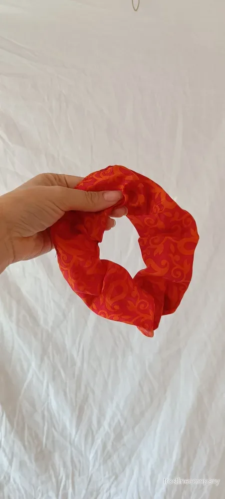 Scrunchie - vintage silke nr 13