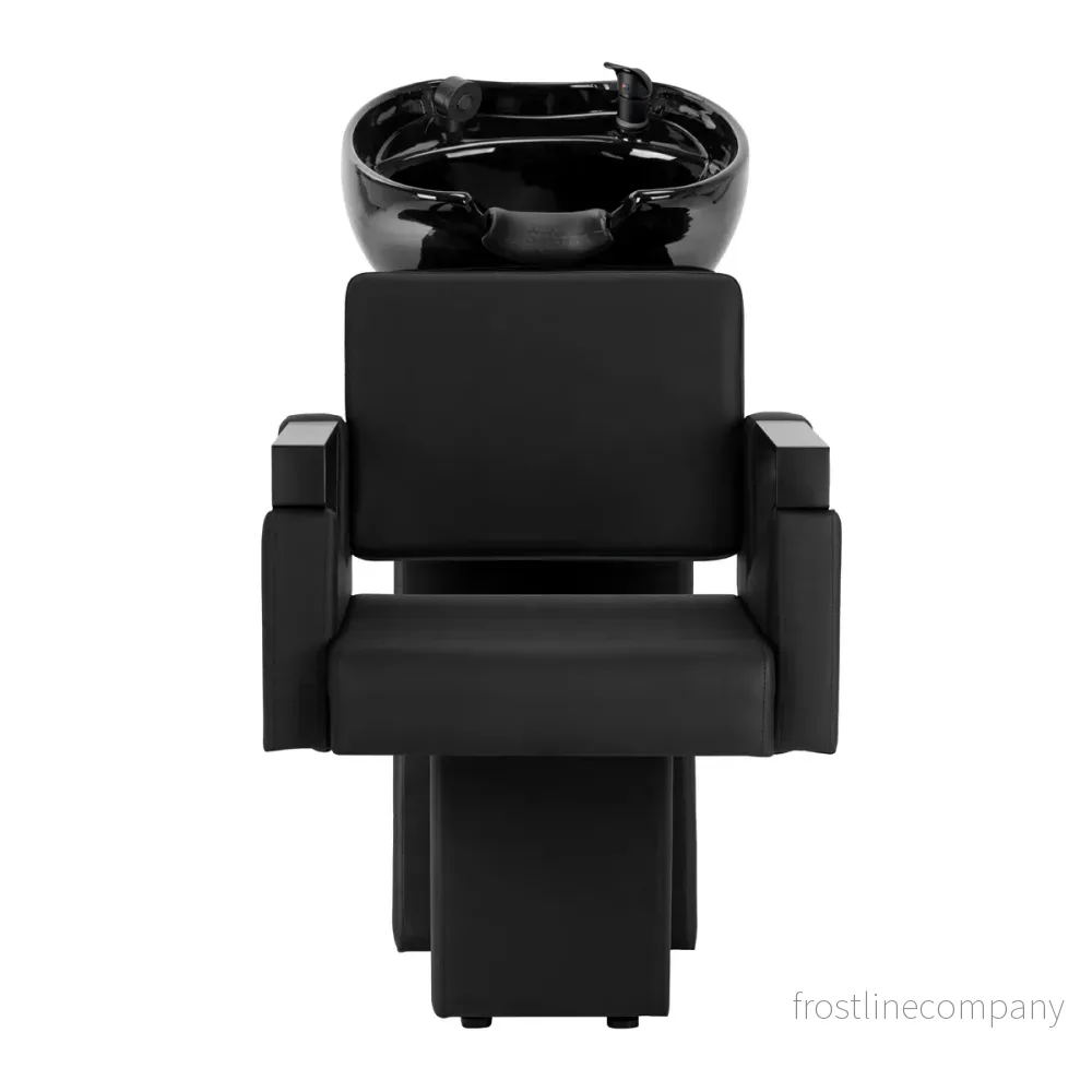 Schamponeringsstol Hair System Duplex Noir Svart - Bild 2