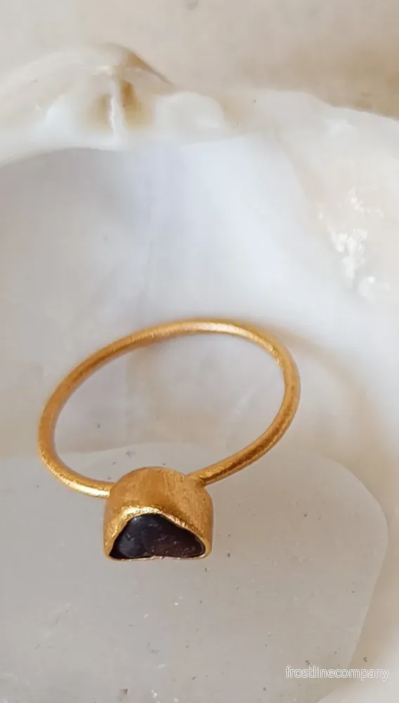 Ring strandglas nr 42 – size 18 Ring strandglas nr 42 – size 18