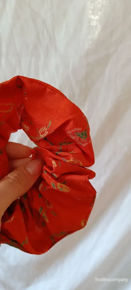Scrunchie - vintage silke nr 9 - Bild 2