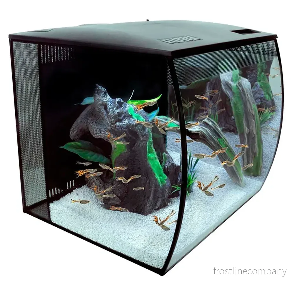 Fluval Flex 57 L Svart – Nanoakvarium med välvd front, LED belysning och kraftfull filtrering - Bild 2