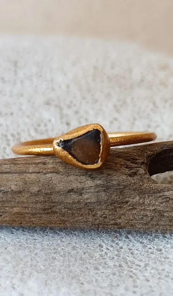 Ring strandglas nr 40 – size 18 Ring strandglas nr 40 – size 18