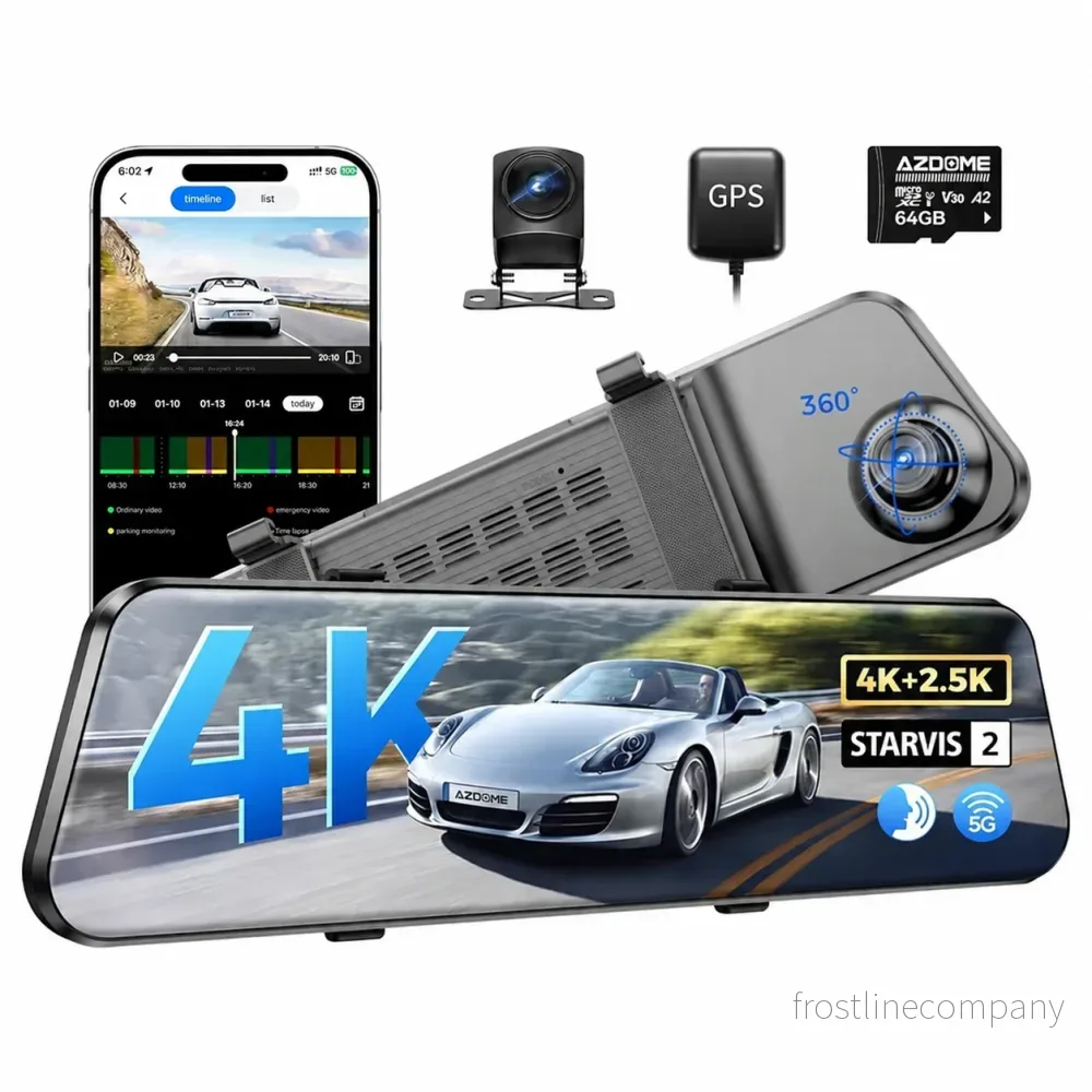 AZDome PG17 Pro 4K 2CH Wifi GPS 64gb dashcam AZDome PG17 Pro 4K 2CH Wifi GPS 64gb dashcam