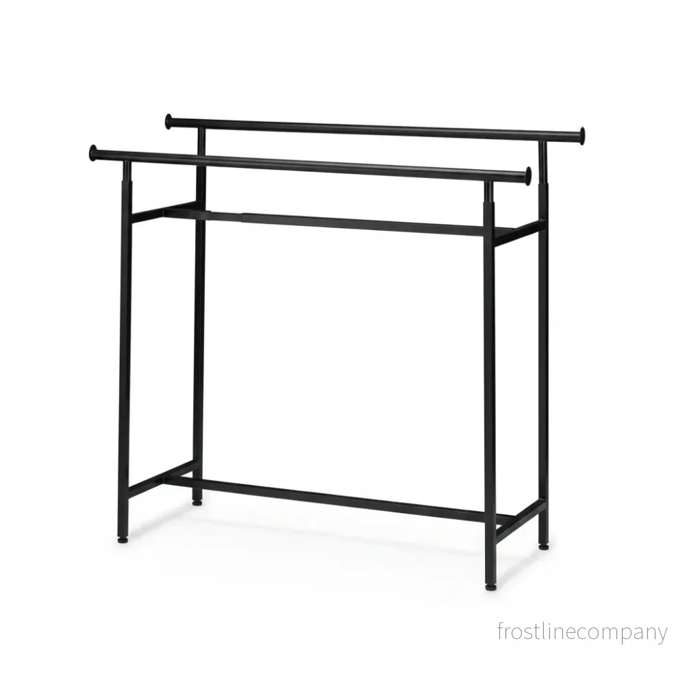 Tvilling-, dubbelställning, höjdjusterbar, svart, B150 x H122-170 cm