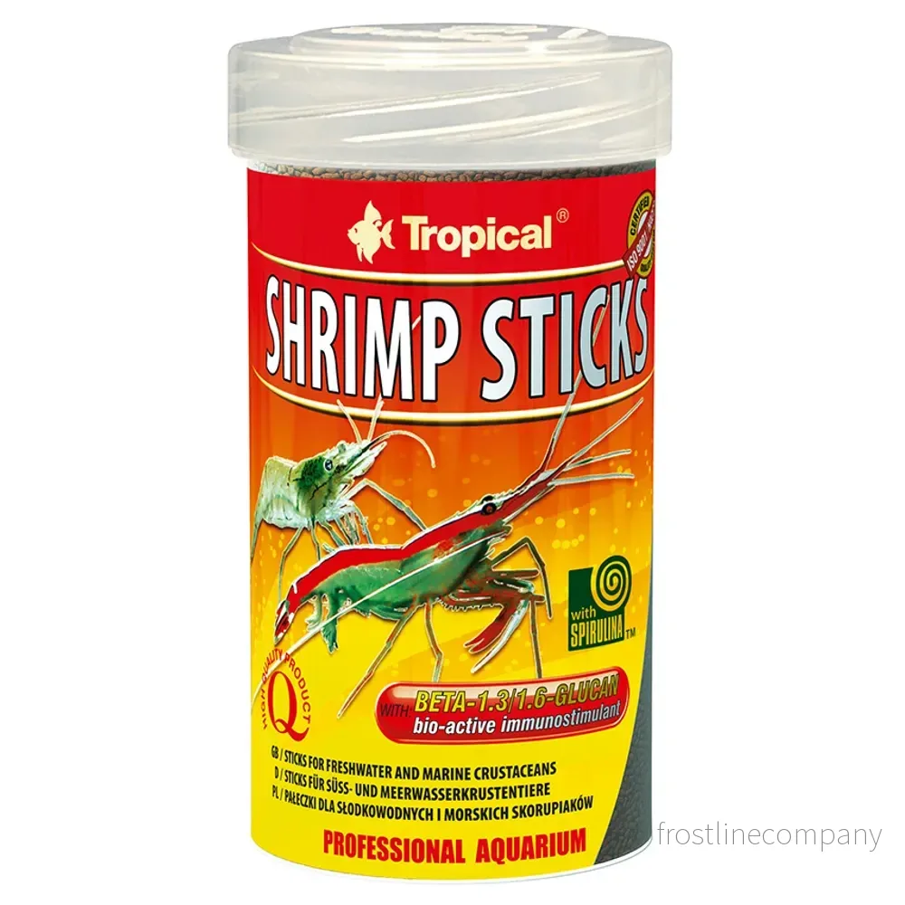 Tropical Shrimp Sticks – sjunkande foder för räkor och kräftdjur