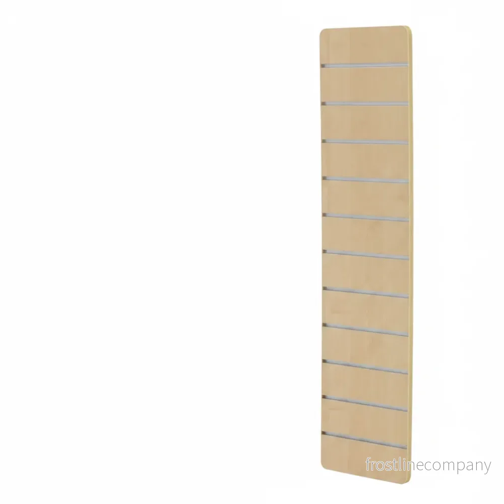 Rillepanel för småsaker, rundade hörn, inkl. 11 aluminiulister, 10 cm rillavstånd, lönn, 30 x 120 cm Rillepanel för småsaker, rundade hörn, inkl. 11 aluminiulister, 10 cm rillavstånd, lönn, 30 x 120 cm