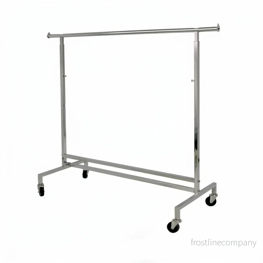 Disco II, höjdjusterbar, krom, B153 x H140-185 cm Disco II, höjdjusterbar, krom, B153 x H140-185 cm