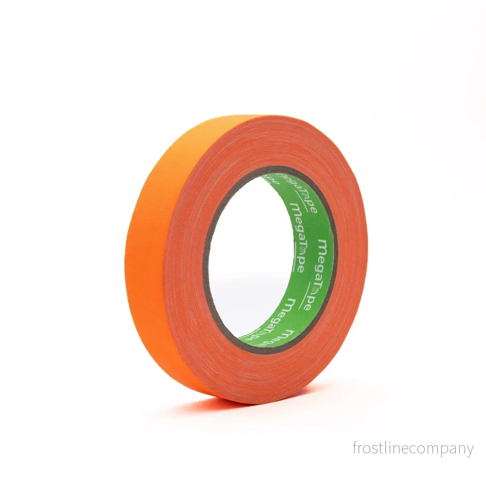 24x MegaTape UT120 · skrivbar · fluor-gaffatejp · 25 mm x 25 m · Orange 24x MegaTape UT120 · skrivbar · fluor-gaffatejp · 25 mm x 25 m · Orange
