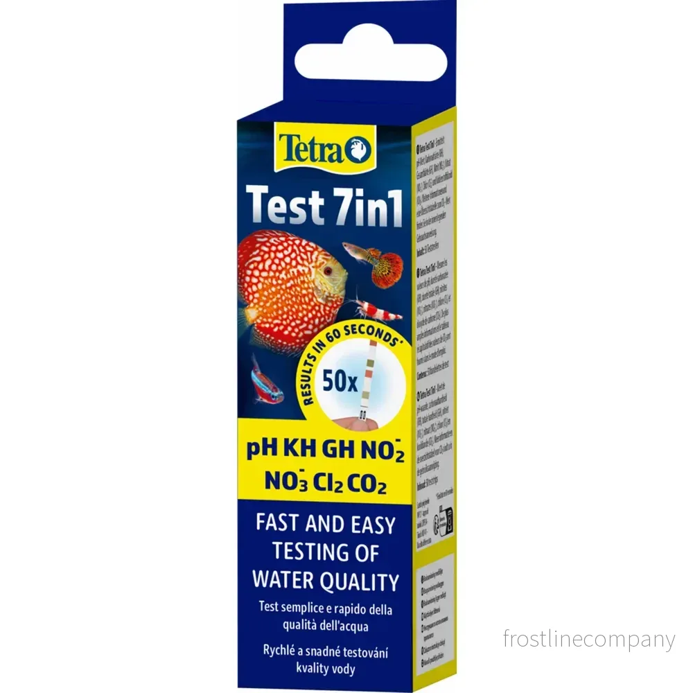 Tetra Test 7in1 – Vattentest för akvarium (50 teststickor) Tetra Test 7in1 – Vattentest för akvarium (50 teststickor)