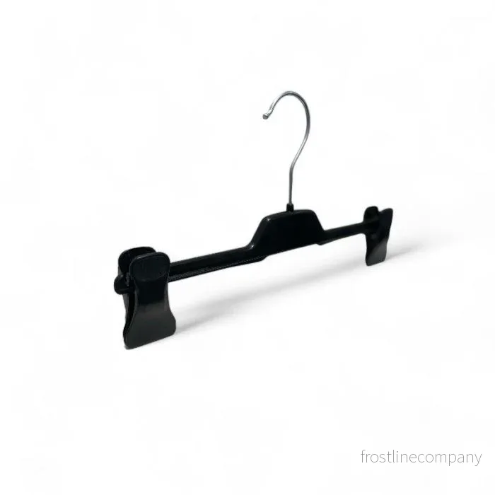 Byxgalge med klämmor, svart, 30 cm. Plast