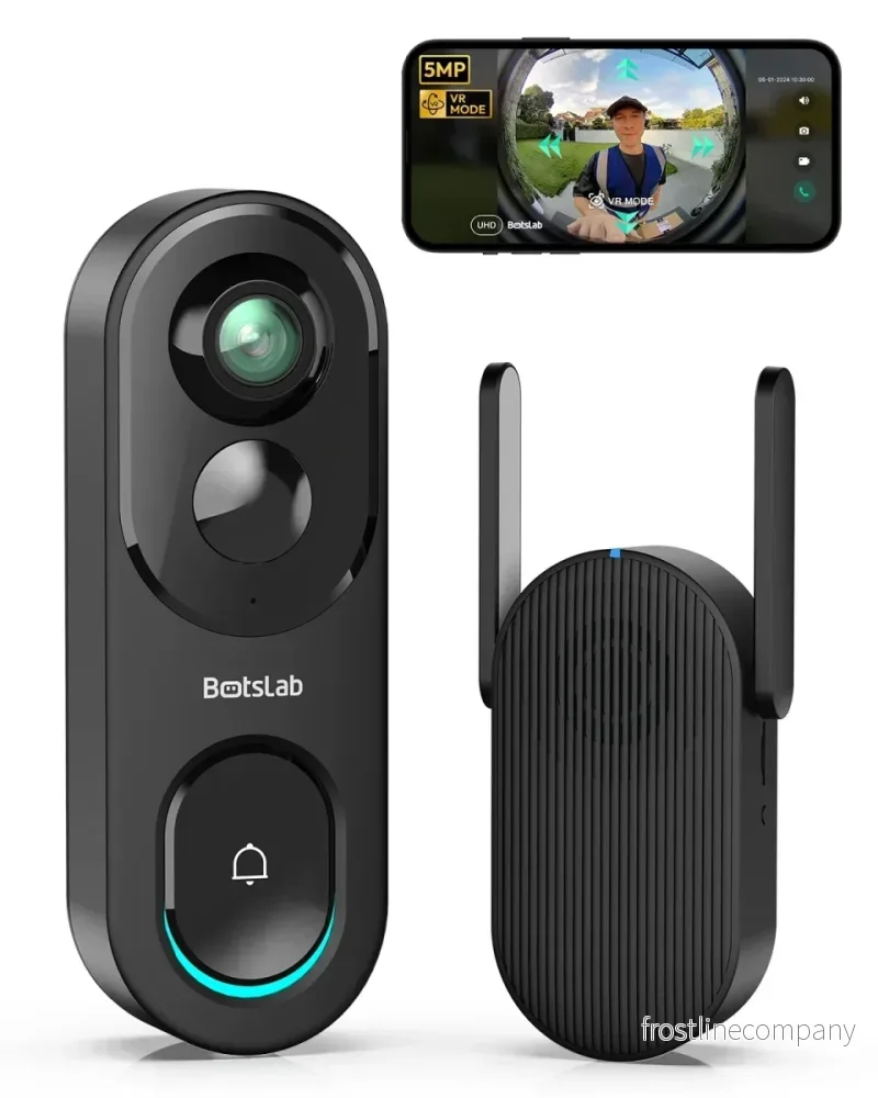 Botslab R810 5MP panorama 180 graders videodörrklocka - Bild 3
