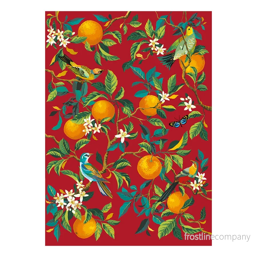 Anteckningsbok A5 apelsiner Cartes d’Art Anteckningsbok A5 apelsiner Cartes d’Art