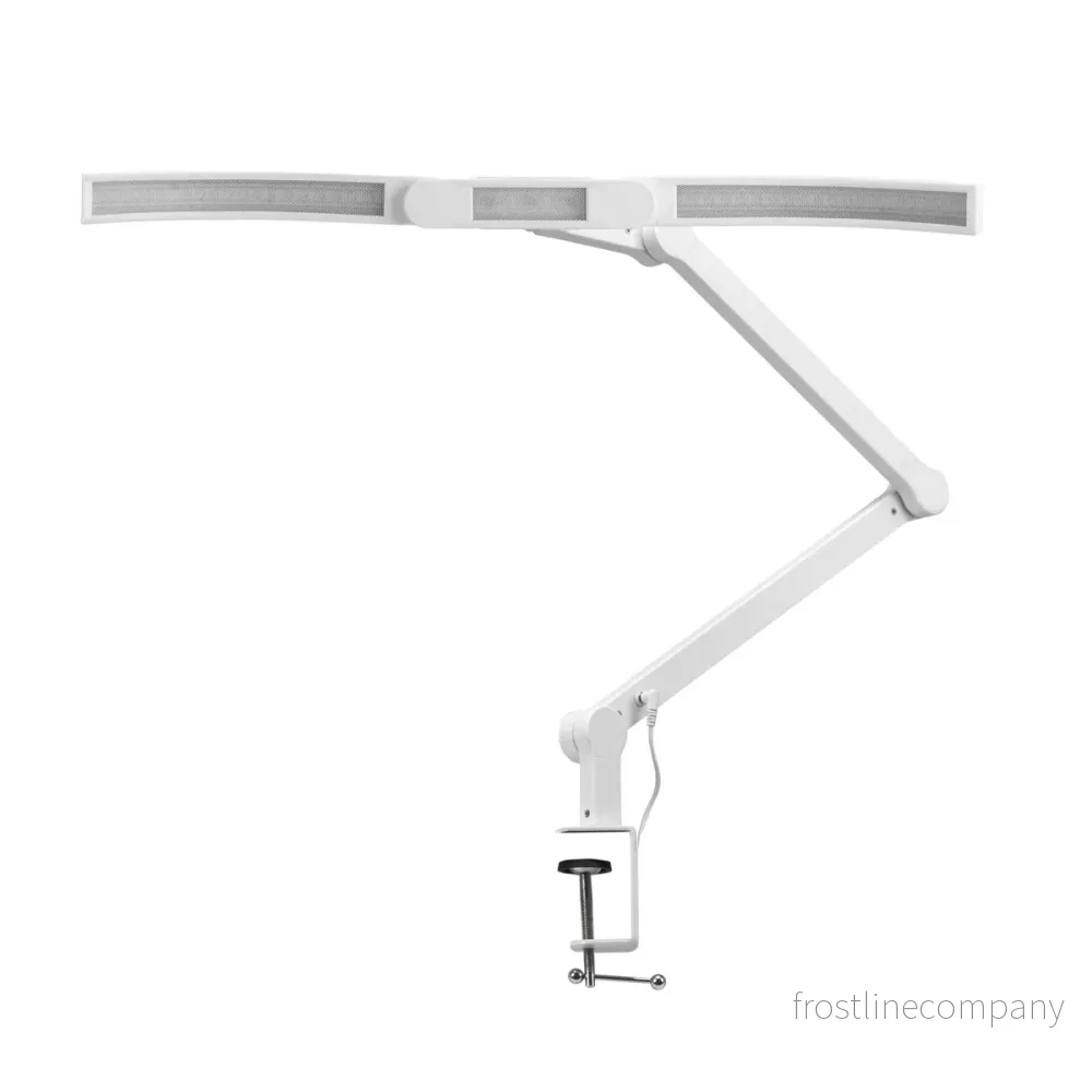 LED-lampa Glow L05 med klämma, vit - Nagellampa bord - Bild 3