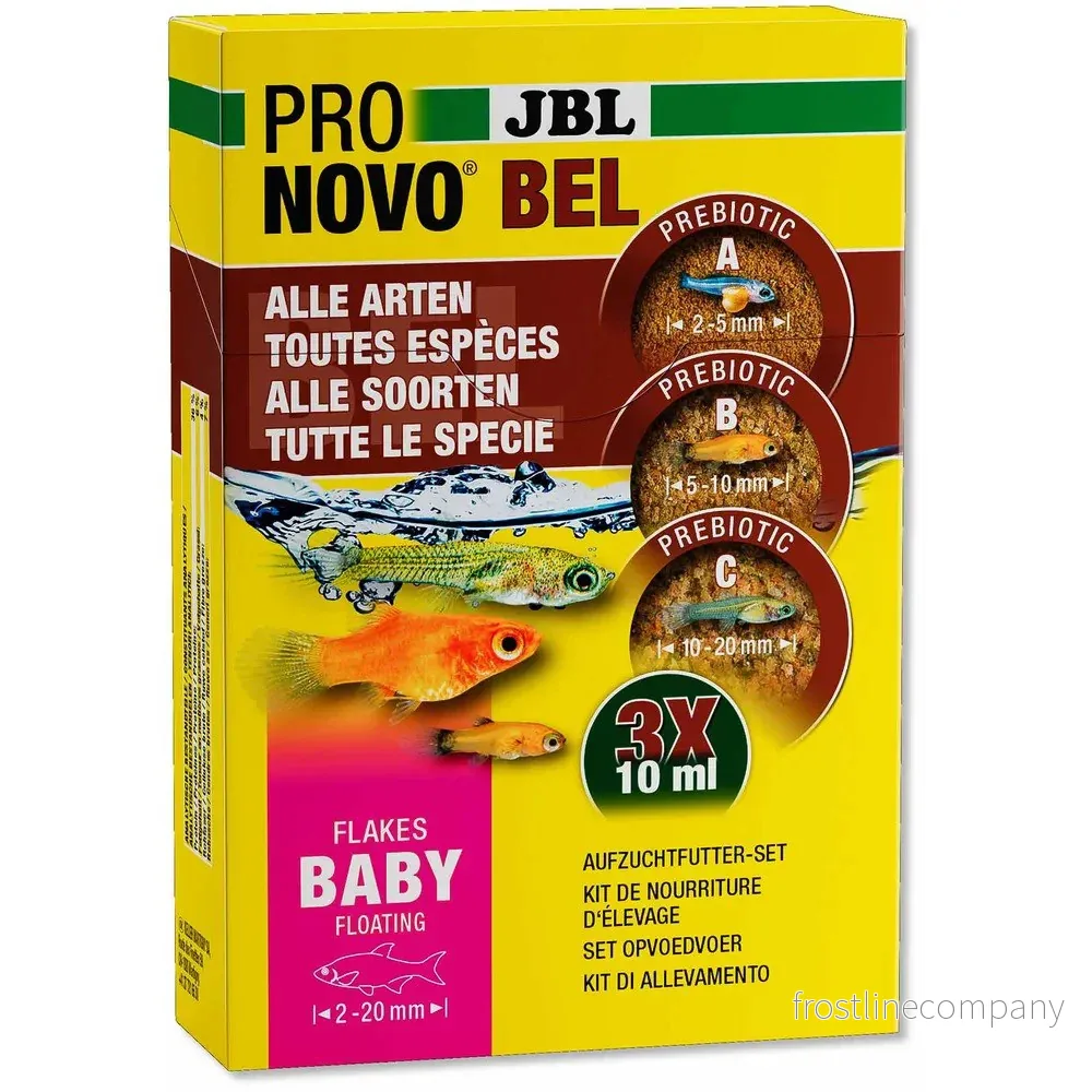 JBL ProNovo Bel Flakes Baby 3x10ml JBL ProNovo Bel Flakes Baby 3x10ml