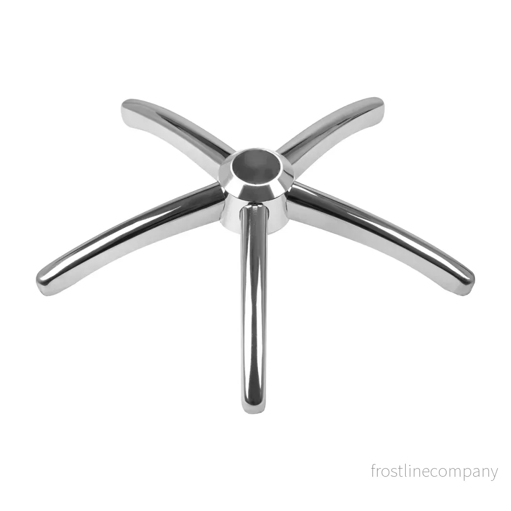 Pallfot 5-arm Krom utan Hjul Pallfot 5-arm Krom utan Hjul