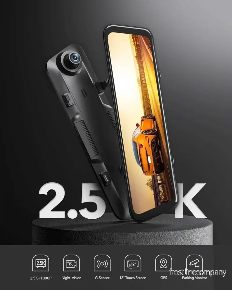 Wolfbox G840H 2K Wifi GPS 32gb Mirror dashcam - Bild 3