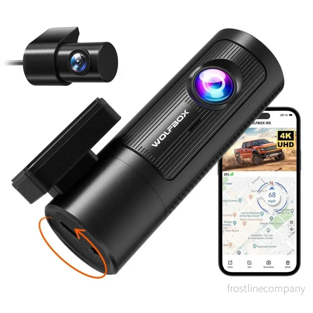 Wolfbox i05 4K Wifi GPS 2CH 32gb dashcam - Bild 3