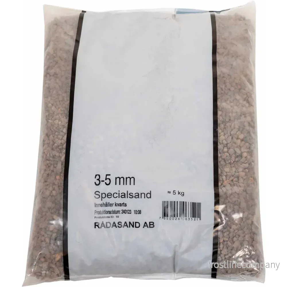 Rådasand Akvariegrus 3–5mm 5kg – Naturligt och neutralt bottensubstrat - Bild 2