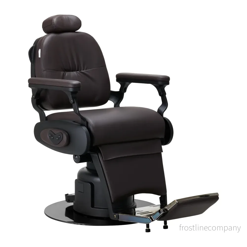Elektrisk Barberstol Gabbiano Duke Brun Elektrisk Barberstol Gabbiano Duke Brun