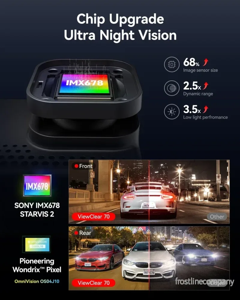 Redtiger ViewClear 70 4K Touch wifi GPS 2CH 128 GB dashcam - Bild 3