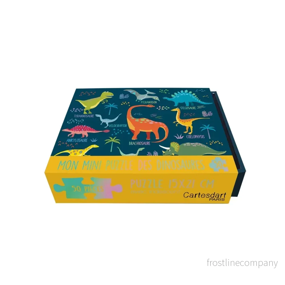 Minipussel med Dinosaurier Cartes d’Art