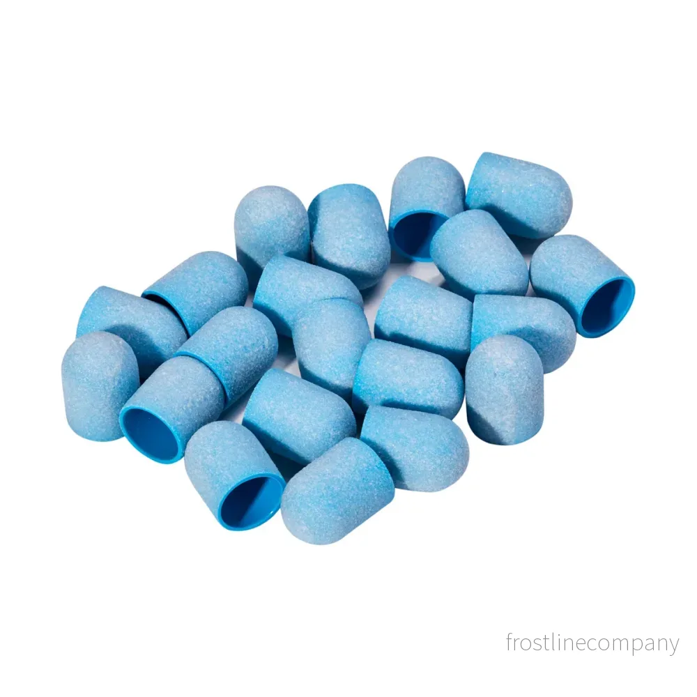 Exo Slipkappa Rund Med 13 mm Blå Extra Fin #220 till nagelslip – 20-pack Exo Slipkappa Rund Med 13 mm Blå Extra Fin #220 till nagelslip – 20-pack