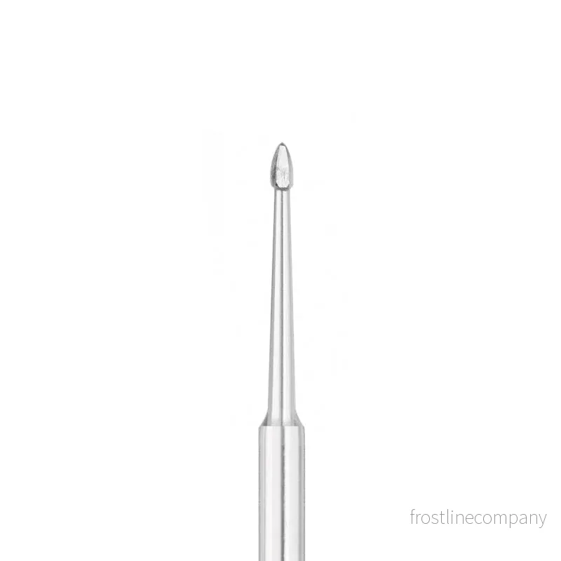 Exo Nagelfräsbit 6K Rostfritt Stål Päron ⌀1.2/2.5mm - Bild 2
