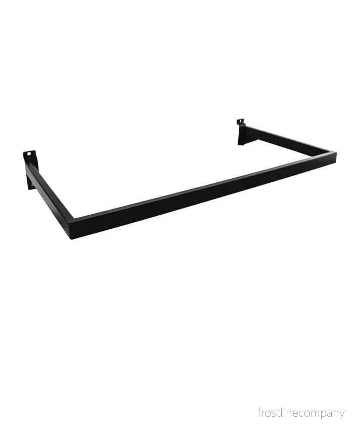 U-böjstång, för panel, svart, B60 x D28 cm U-böjstång, för panel, svart, B60 x D28 cm