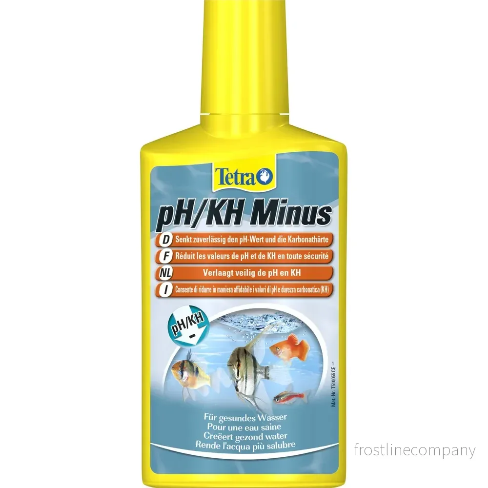 Tetra pH/KH Minus 250ml – Justerar pH och karbonathårdhet