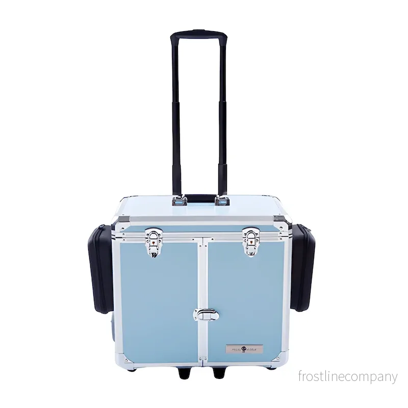 Fotvårdsväska PodoMobile Midi Grey Blue med Trolley Fotvårdsväska PodoMobile Midi Grey Blue med Trolley
