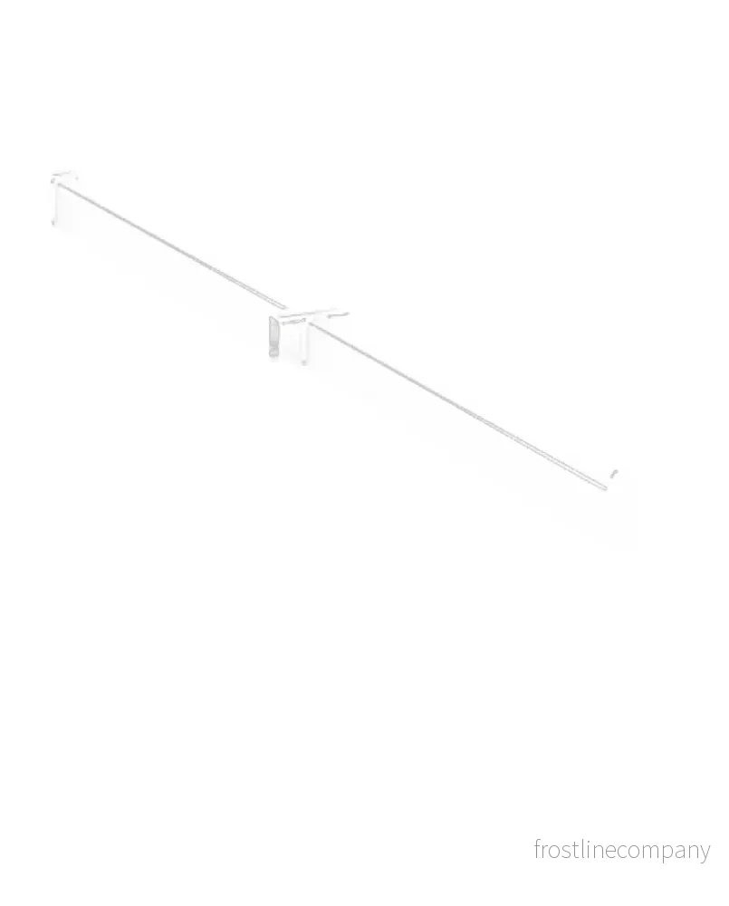 Dubbelt framhängning. Vit, multifunktionstillbehör - 12 mm