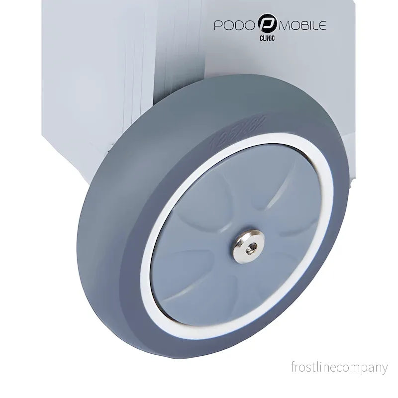 Fotvårdsväska PodoMobile Maxi Pearl White med Trolley - Bild 3