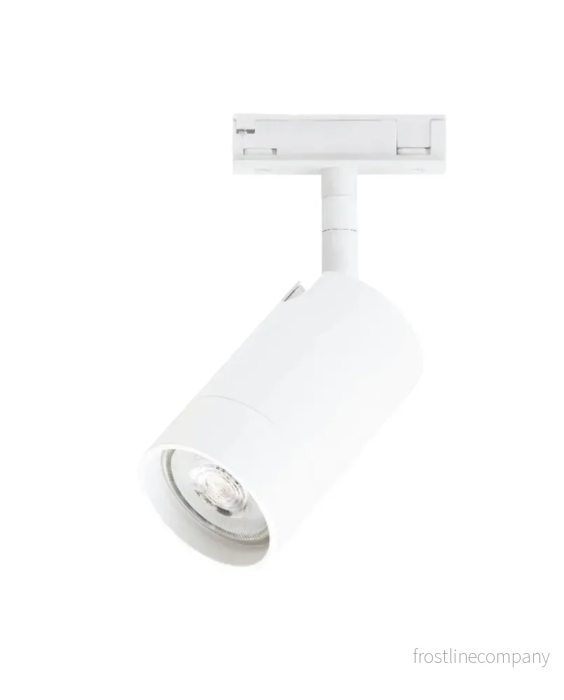 Tube-spot, 1F, Ø5,2, H15 cm, vit, LED-ljuskälla, PAR 16, 5 W, GU10-sockel, 360 lumen, 3000 K Tube-spot, 1F, Ø5,2, H15 cm, vit, LED-ljuskälla, PAR 16, 5 W, GU10-sockel, 360 lumen, 3000 K