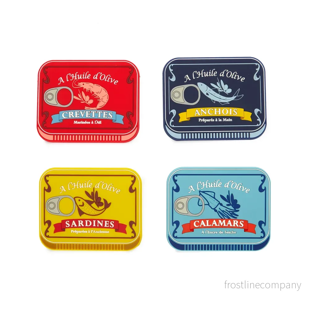 Glasunderlägg konservburkar 4-pack